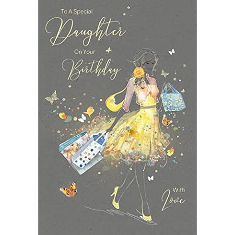 Cherry Orchard Daughter Birthday Card with Love Cover