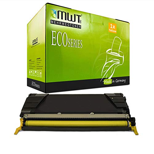Toner compatible Lexmark 0C736H1YG jaune MWT résout pannes impression C734