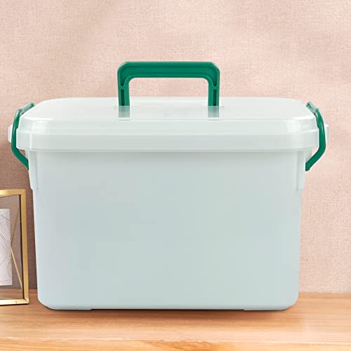 Image of 1 Pack Plastic Family First Aid Box, Empty Medication Box, White