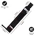 Stealth Sports Weight Lifting Wrist Wraps – 18” Cotton Wrist Support with Thumb Loop – Gym Straps for Workout Powerlifting Weightlifting Fitness Strength Training, Stiff Wrist Straps, Black