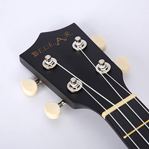 Image of 26 Inch Spruce Black Tenor Ukulele