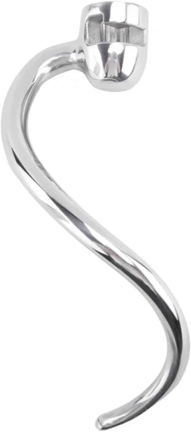 Compatible for KitchenAid, Dough Hook Attachment for 5 & 6-Quart Stand Mixer, Dishwasher Safe