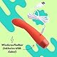 AMORELIE Joy – G-Punkt Vibrator Bloom | Wasserfest Wiederaufladbar (Rot)