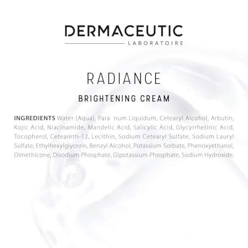 Dermaceutic Radiance - Brightening Cream with Kojic Acid, Arbutin, Niacinamide, Salicylic and Mandelic Acids - 30 ml - Image 8