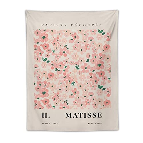 Chordity Danish Pastel Botanical Flower Market Aesthetic Floral Plants Tapestries Wall Hanging Tapestry Decorative Flag For Home Decor Living Room College Dorm Bedroom Banner Poster 30*40 Inch