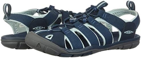 KEEN Women's Clearwater CNX Sandal, Dark Blue Light Blue Grey, 7 | Image 6