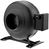 Ventilador extractor de aire industrial de alta capacidad succionadora en el que acoplar un tubo en línea.