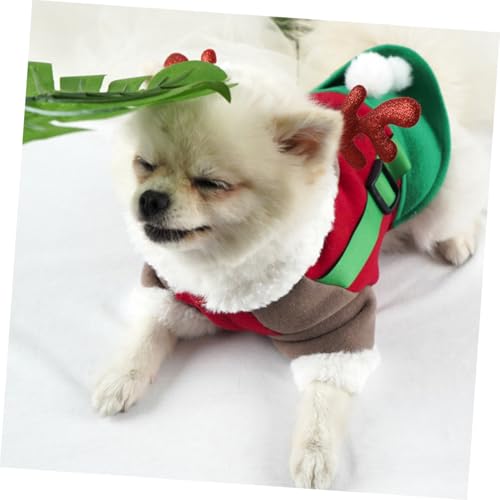 Disfraz de alce para perro talla S para perros pequeños miniatura 4