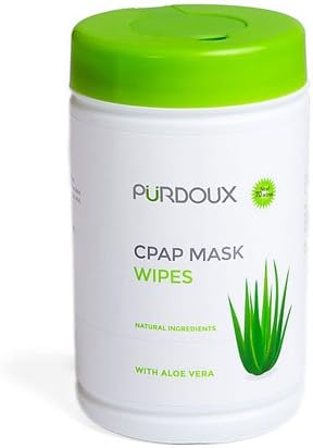 PURDOUX CPAP Mask Wipes, Aloe Vera, Unscented