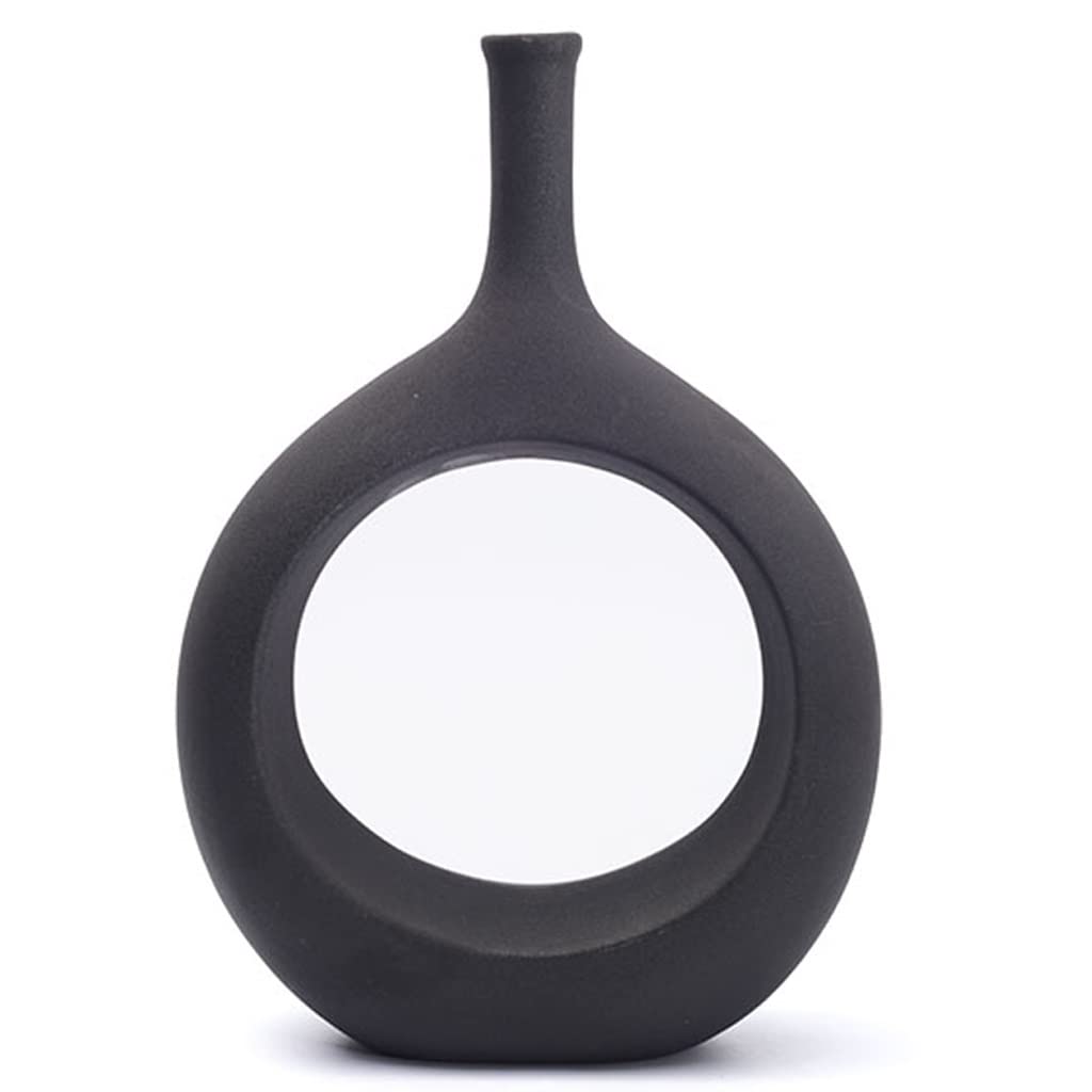 Ceramic vase， Modern Geometric Decorative Vase Figurines Ornament