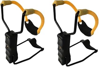 Slingshot Adult Children Stainless Steel Slingshot Toy, Outdoor Slingshot, Outdoor Hunting Slingshot with Classic Structure (2pcs)