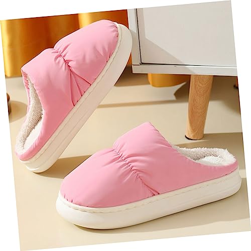 Pantuflas calefaccionadas USB para invierno rosa miniatura 2