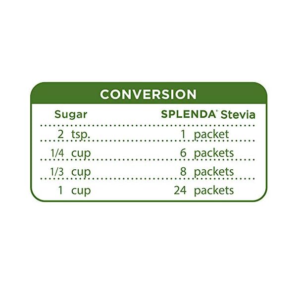 SPLENDA turals Stevia Süßstoffpakete, 500 Ct - Kalorienfrei. 100% natürlich, nichts künstliches, Stevia mit bestem… – Bild 7