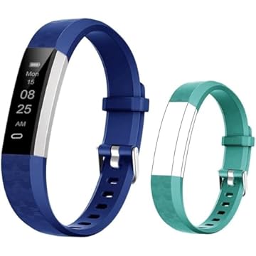 BIGGERFIVE Relógio Rastreador de Fitness para Crianças e Adolescentes, Rastreador de Atividades à Prova d'Água com Pedômetro, Monitor de Sono, Despertador, Contador de Calorias, Contador de Passos