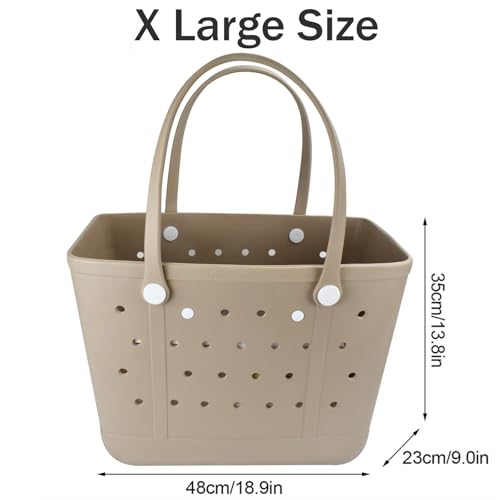 Juyeesm X Large Rubber Tote Bag for Boat, Beach, Pool-XL,18.9 * 13.8 * 9in by Juyeesm - Used condition - Image 4