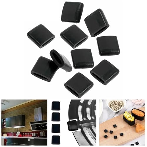 Aros de Silicona para Freidora 150/300/600 Piezas Ajuste Universal Protector de Placa de Crispado Accesorios para Cocina (150 Piezas) miniatura 6
