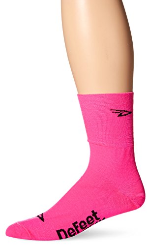 Defeet Slipstream Socks, Hi-Vis Pink, Small/Medium