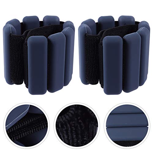 BESPORTBLE 1 par de pesos de pulso para corrida, ioga, exercícios, peso de anéis, tiras duráveis par