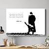 Johnny Cash Love Life Hate Quote Poster Picture Print Canvas Wall Art Decoration (31cm X 20cm) #1