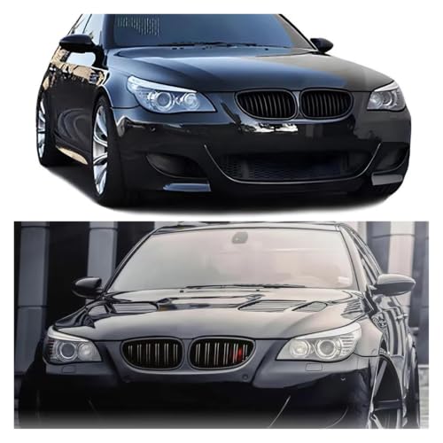 Rejilla de riñón de doble listón para parachoques de BMW E60 y E61 (2003-2010) 6