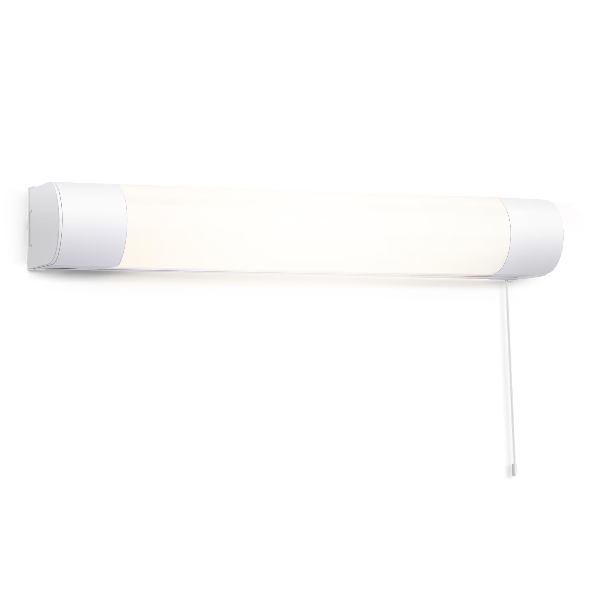 IMVSINCERE LED Spiegelleuchte Bad 6W, 43CM badezimmer lampemit Schalter & Rasiersteckdose,Schutzart IP44 wandlampe badezimmer, 4000K, wandlampe badezimmer,500LM