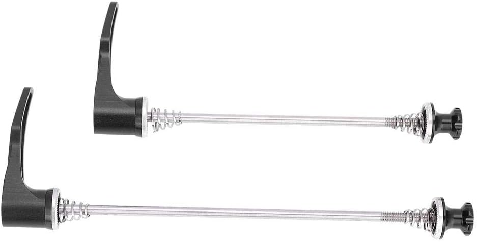 Skewer, Quick Release Alloy Wheel Skewer for Mountain Road (100/135 Mountain Bike-Black)