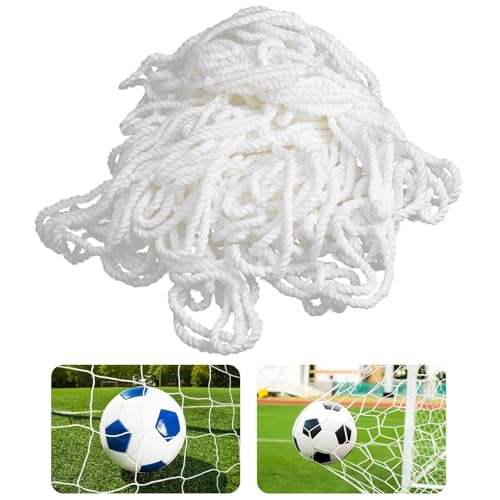 Cyrank Fußball Tornetz Ersatznetze, Fussballtore für Garten Kinder, Garten Fußballtor Tornetz, Fußballtornetz, 1,2 x 0,8 m, Kinder Fußball Training Tornetz, Sportersatz-Fußballtorpfostennetz