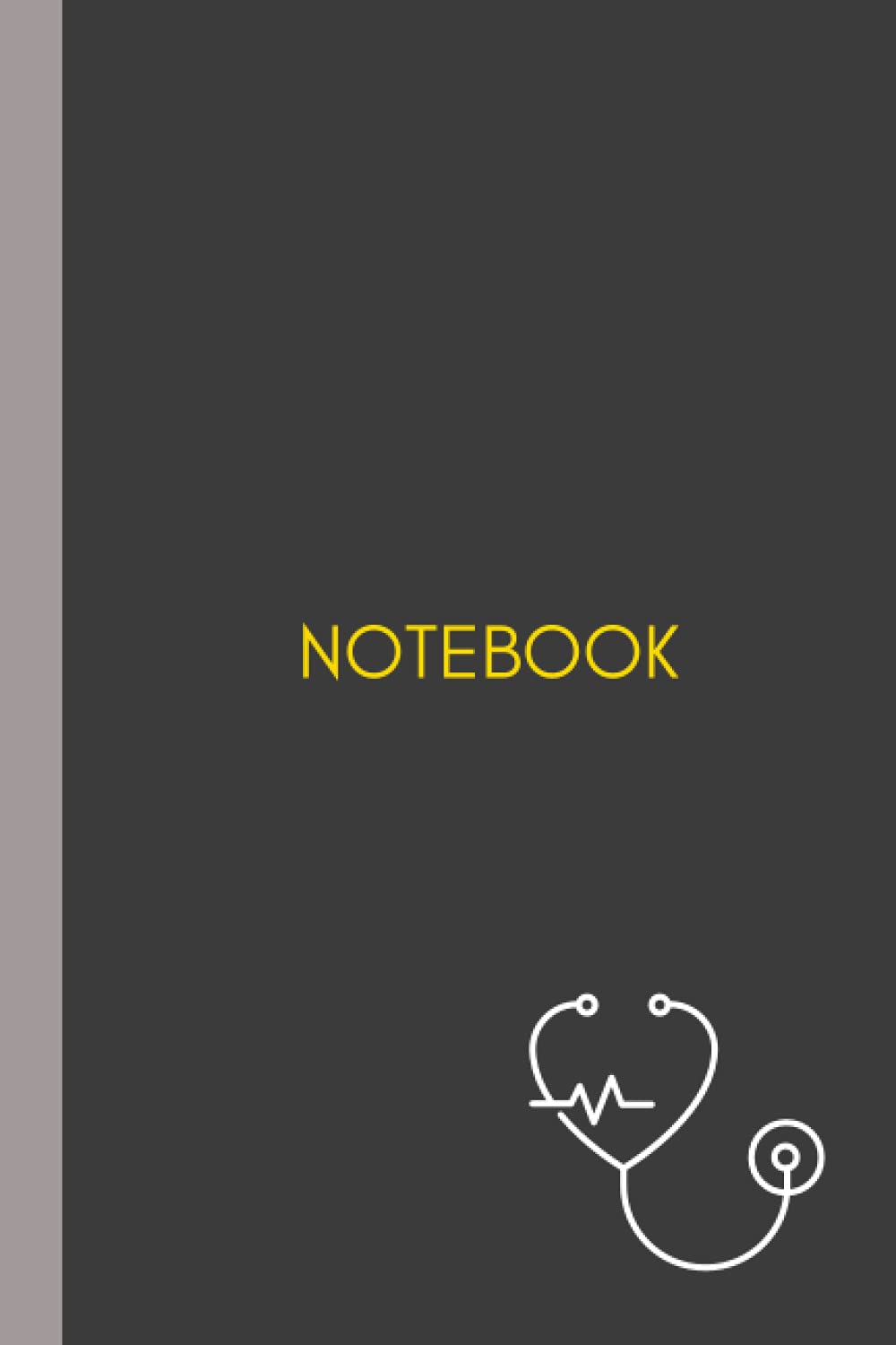 Medical Notebook: Blank Notebook With Medical Theme Stethoscope Heartbeat Simple For Medical Students Doctors Nurses (Medical Notebooks)