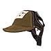 YJZQ Baseballkappe für Hunde, Baseballmütze, verstellbar, mit Ohrlöchern, Sonnenhut, atmungsaktiv, für große Hunde, Größe L, Kaffeeblau