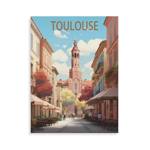 Peinture par Numéro Adultes Toulouse Kit Relaxation Acrylique