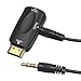 Produktbild HDMI auf VGA Adapter mit 3.5 Audio Übertragung 1080P HDMI zu VGA Konverter Stecker für Computer, PC, Laptop HDTV Projektoren Displayer - Schwarz