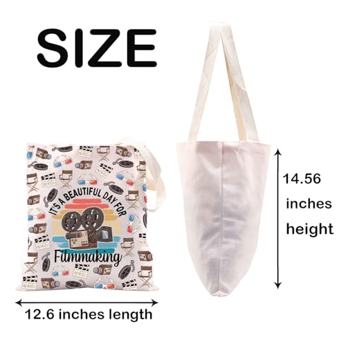 Bolso tote para directores de cine: 'Es un hermoso día para hacer cine' — regalo para cineastas y videógrafos miniatura 4