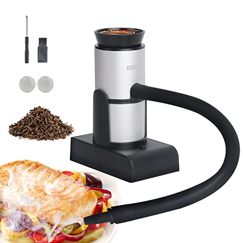 BORUIT Smoking Gun Cocktail Smoker Gun Includes Wood Chips and Accessories,Portable Drink...
