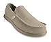 Crocs Men's Santa Cruz Loafers, Comfortable Men's Loafers, Slip On Shoes, Khaki/Khaki, 10 Men