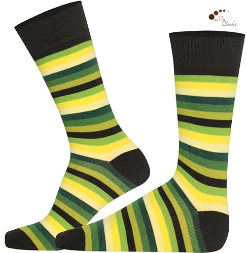 Image of Mysocks Men and Women Crew Socks Extra Fine Combed Cotton Seamless Toe