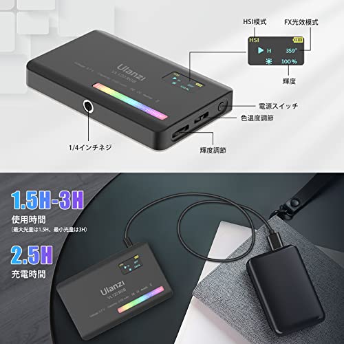 Ulanzi VL120 RGB撮影ライト の商品画像 5