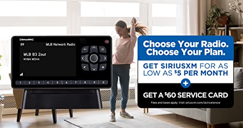 Siriusxm Onyx Ezr Satellite Radio With Home Kit, Enjoy Siriusxm On Your Home Stereo Or Powered Speakers For As Low As $5/Month + $60 Service Card With Activation #TOP1