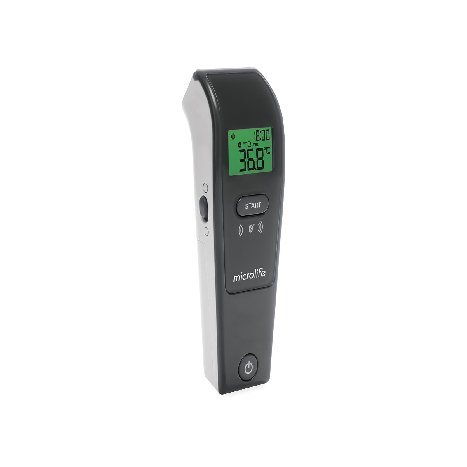 Microlife - Termómetro frontal sin contacto NC 150 BT - Conectado Bluetooth, Validado Clínicamente, Alarma de fiebre, Guía luminosa, 3 modos Cuerpo/Objeto/Ambiente