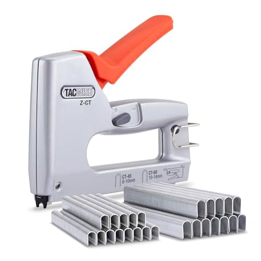 Tacwise 1763 Z-CT Duo Grapadora Metálica para Cables con 4000 Grapas, Utiliza Grapas CT-45 y CT-60