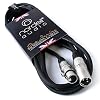 No Bull Nordell Music Gear' Premium XLR Cable (Black, 3m): Achieve a Clearer Audio Signal with Balanced Male to Female Microphone Lead, plus Cable Tie #2