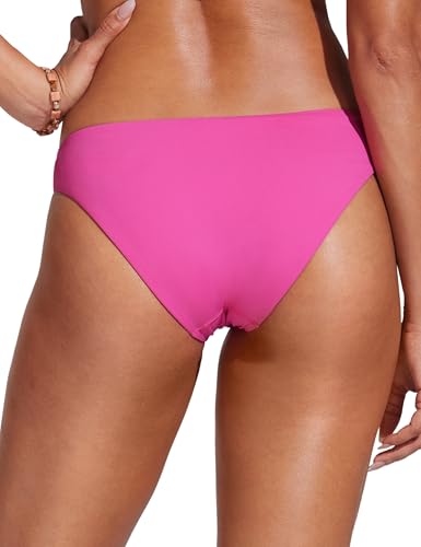 Image of CRZ YOGA Low Waisted Bikini Bottoms | Mid Cut Leg, Medium Bum Coverage, Full Lining, Swim, Bathing Suit Briefs for Women