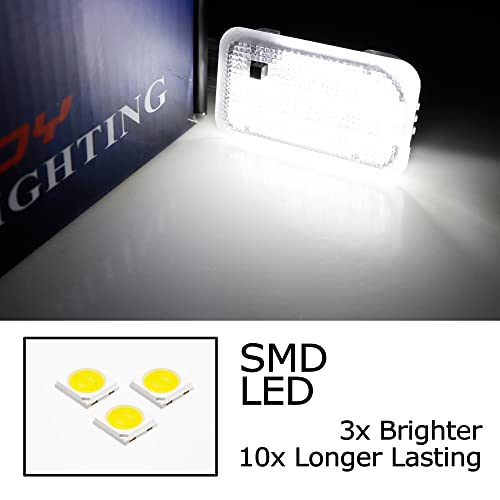 iJDMTOY Luz LED carga maletero blanca xenón compatible Subaru miniatura 2