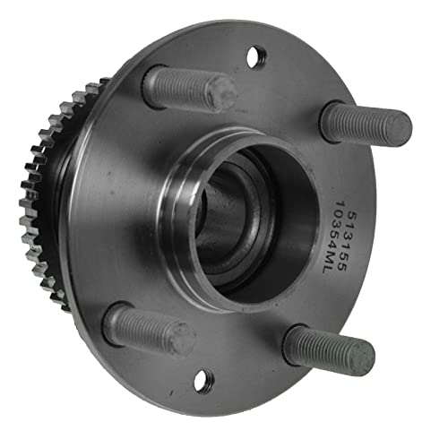 Image of TRQ Front Left and Right Wheel Bearing and Hub Assembly Set 2 Piece Compatible with 1990-1997 Mazda Miata 1999-2005 Miata