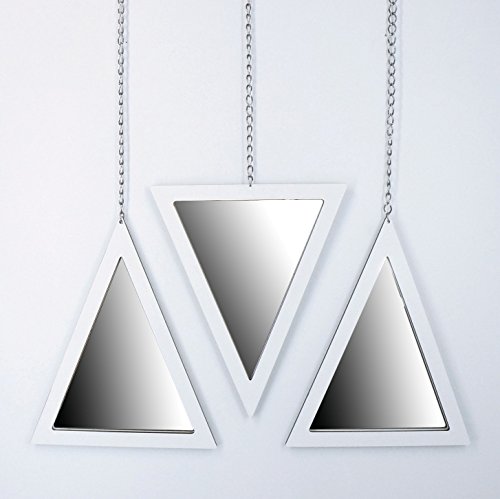 Trio Espelho Triângulo Crie Casa Branco