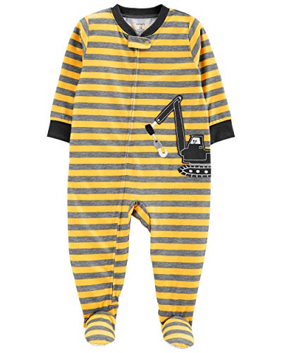 Pyjama 1 pièce garçon Carter's 24 mois multicolore en coton motif chantier
