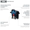 Bosch PRO 18V System Aspirateur sans-fil GAS18V-6LS (avec flexible, tuyau coudé, suceur droit, suceur pour sols, adaptateur PT, tubes, sac non-tissé)