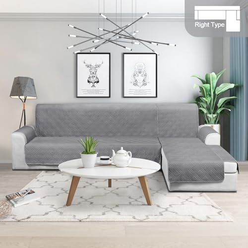 Taococo B09CSYHRQW_CA NARF Waterproof Sectional Couch Covers L Shaped Sofa Covers Chaise Lounge Cover 3Pcs Reversible Sofa Covers thumb #7