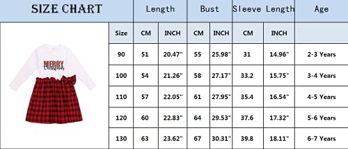 Yumeng Peuter Baby Outfits Kids Meisjes Lange Mouw Plaid Printing Kerst Jurk met Strik Taille Decoratie, Paars, 3-4 Jaren - Afbeelding 7