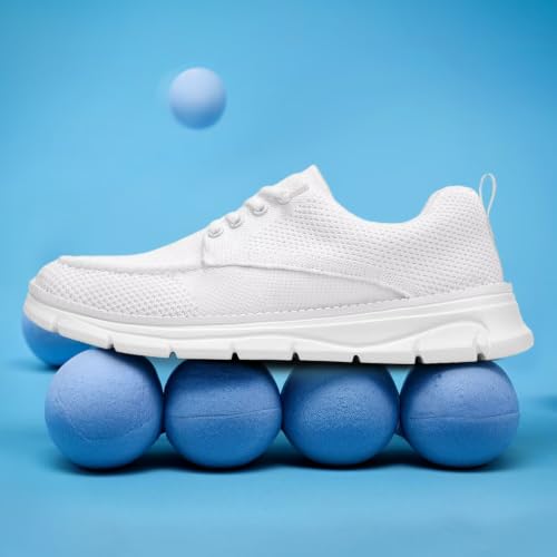 Image of Mens Casual Slip-on Loafers Shoes Non Slip Boat Shoes Sneakers Mesh Business Oxfords Work Driving Lightweight Comfortable Soft Sole Walking