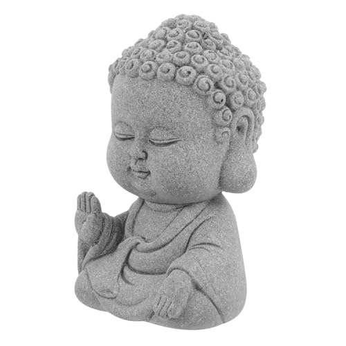 AOKWAWALIY Figura Buddha Statua Decorazione Cinese Feng Shui Decorazione Bluestone Ornamenti Esterni Scultura Buddha